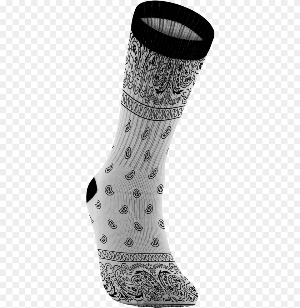 White Bandana, Clothing, Hosiery, Sock, Adult Png