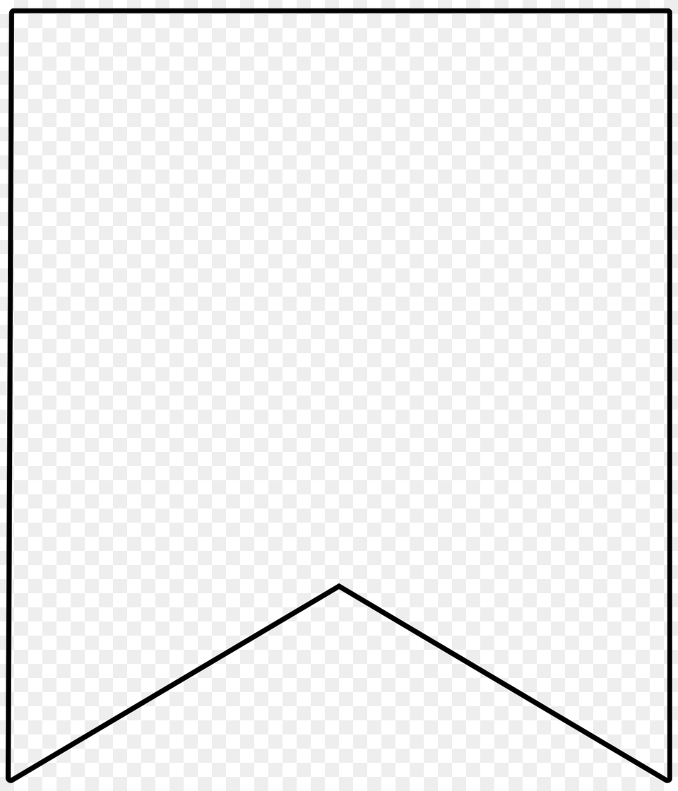 White Banner Arts, Triangle Free Transparent Png