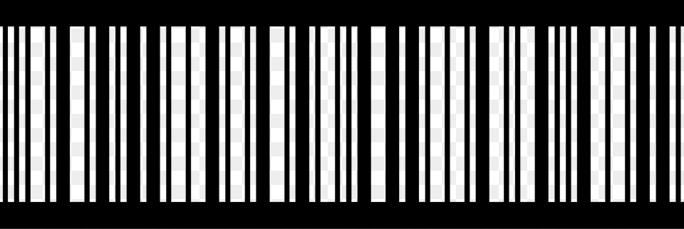 White Barcode Barcode, Gray Free Png Download