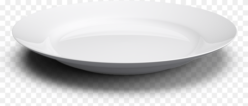 White Basic Plate With Shadow Image, Art, Bowl, Porcelain, Pottery Free Png Download