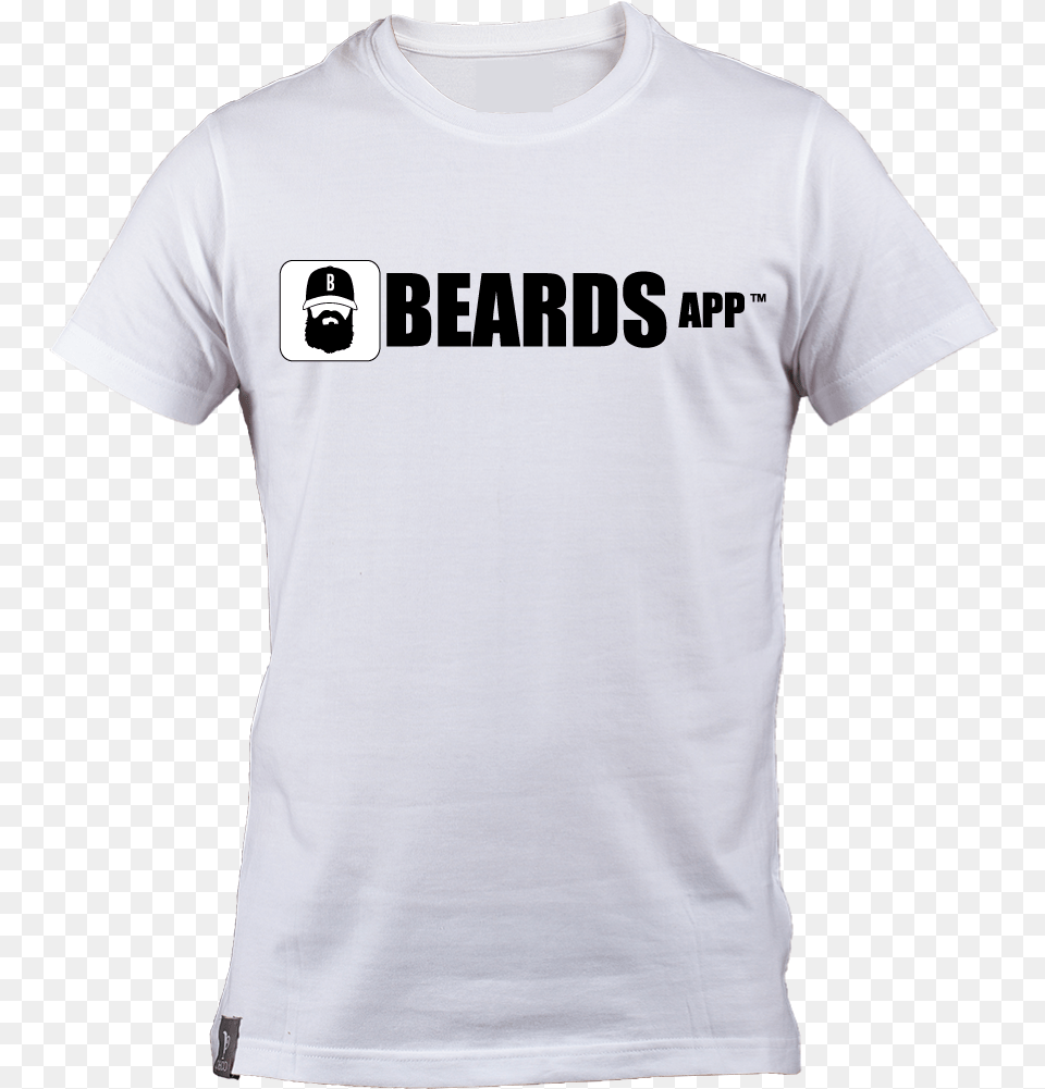 White Beards App Men S T Shirt T Shirt, Clothing, T-shirt Free Png