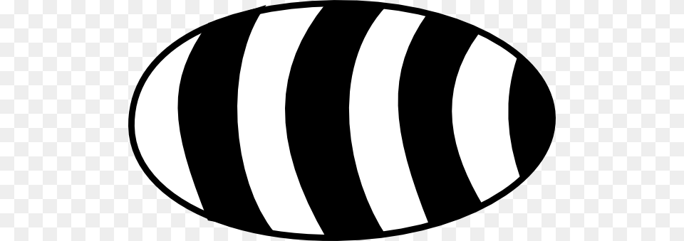 White Bee Body Clip Art, Sphere Free Png Download