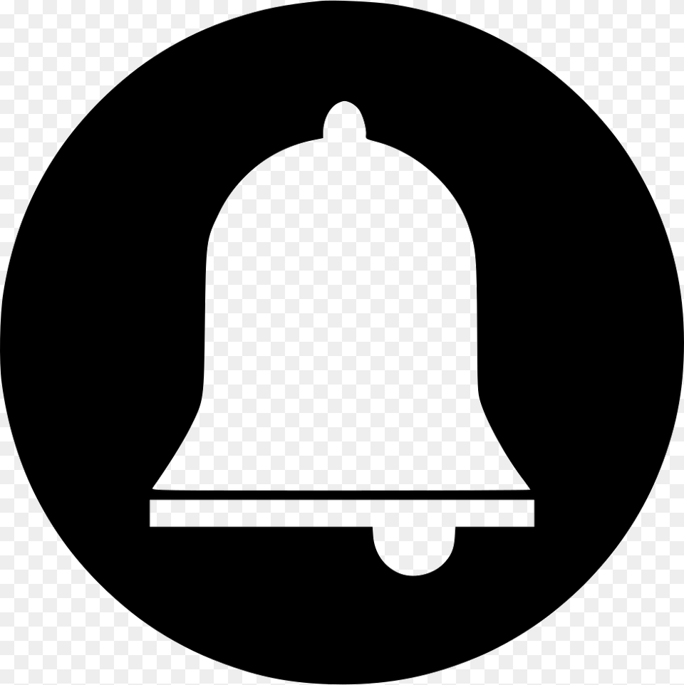 White Bell Icon Notification Bell Gif Transparent, Stencil Free Png Download