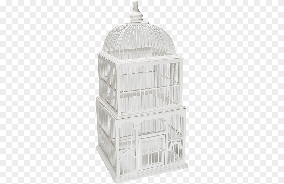 White Bird Cage Shelf, Crib, Furniture, Infant Bed Free Transparent Png