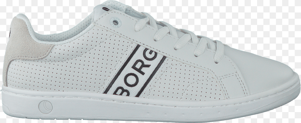 White Bjorn Borg Sneakers T310 Low Lace Skate Shoe, Clothing, Footwear, Sneaker, Running Shoe Png Image