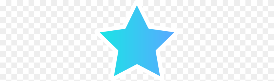 White Blue Star Clip Art, Star Symbol, Symbol Png Image