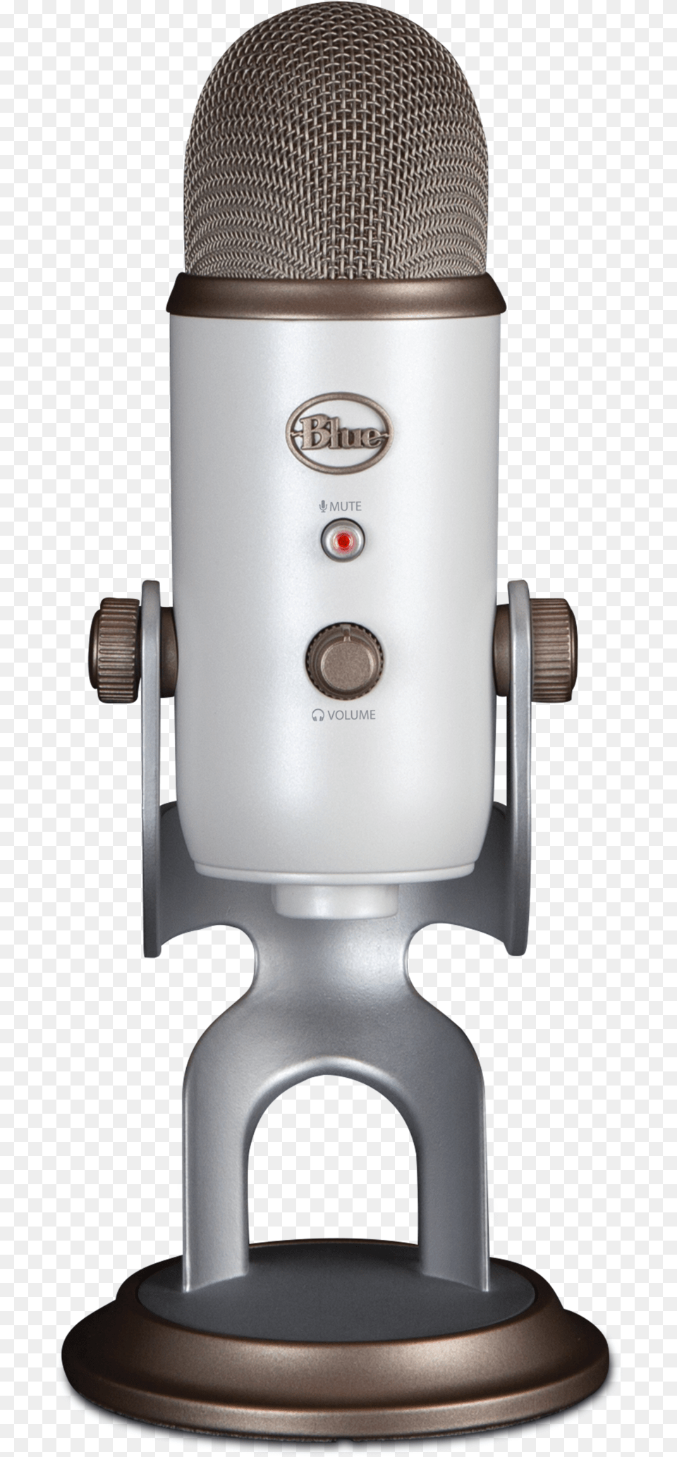 White Blue Yeti Microphone, Electrical Device, Switch Free Png Download