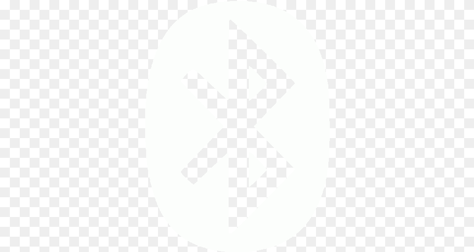 White Bluetooth Icon Bluetooth Logo White, Symbol, Star Symbol, Sign, Cross Free Transparent Png