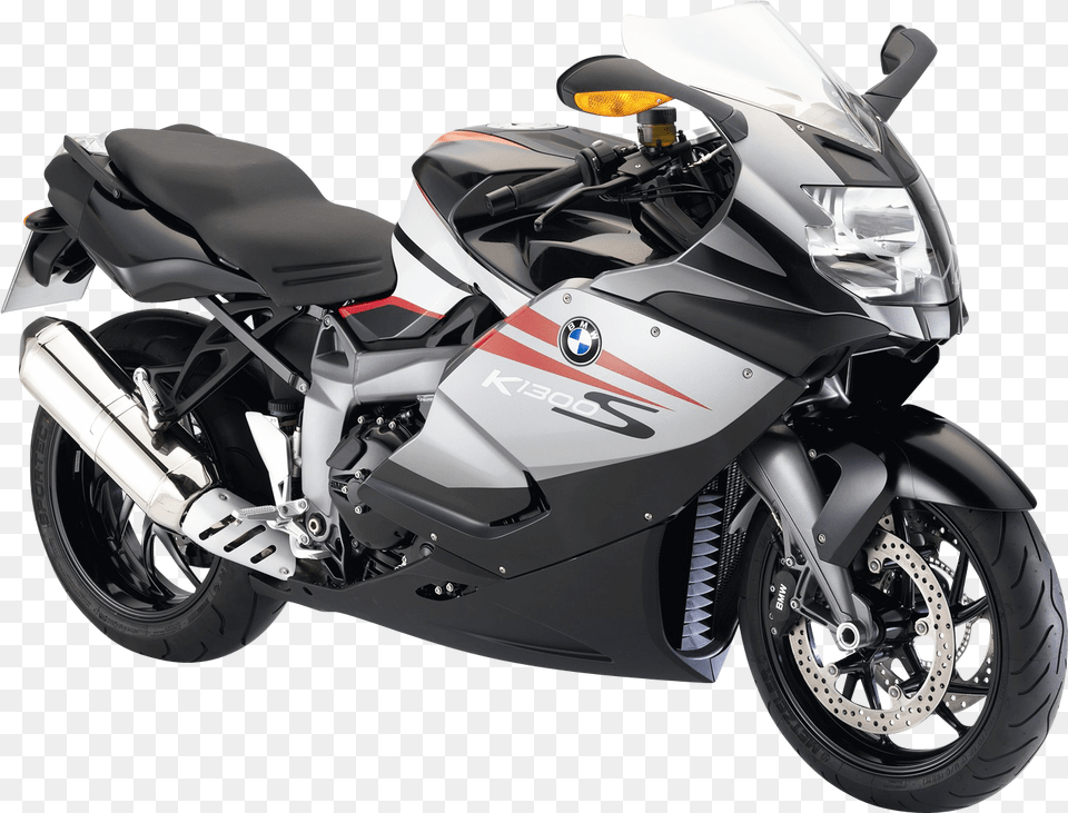 White Bmw K1200s Sport Motorcycle Bike Image Bmw, Transportation, Vehicle, Machine, Wheel Free Transparent Png