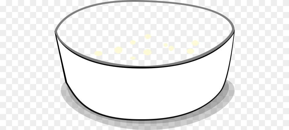 White Bowl Clip Art, Beverage, Milk, Disk Free Png Download