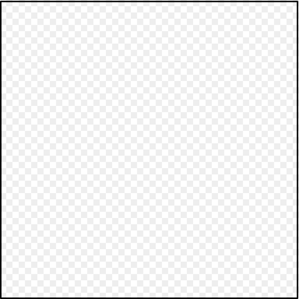 White Box Outline, Gray Png