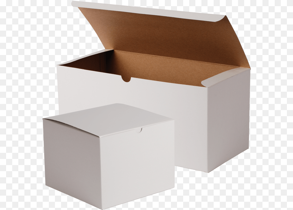 White Boxes 10 X 5 X 4 White Gloss Gift Box, Cardboard, Carton, Package, Package Delivery Png Image