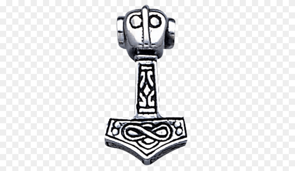 White Bronze Mjolnir Pendant, Electronics, Hardware, Accessories Png Image