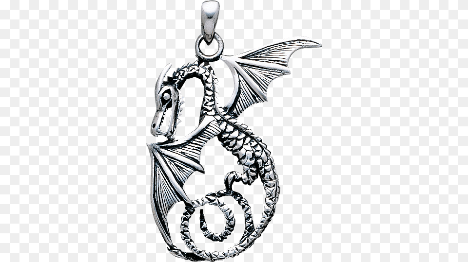 White Bronze Sea Dragon Pendant Locket, Accessories, Adult, Bride, Female Free Png