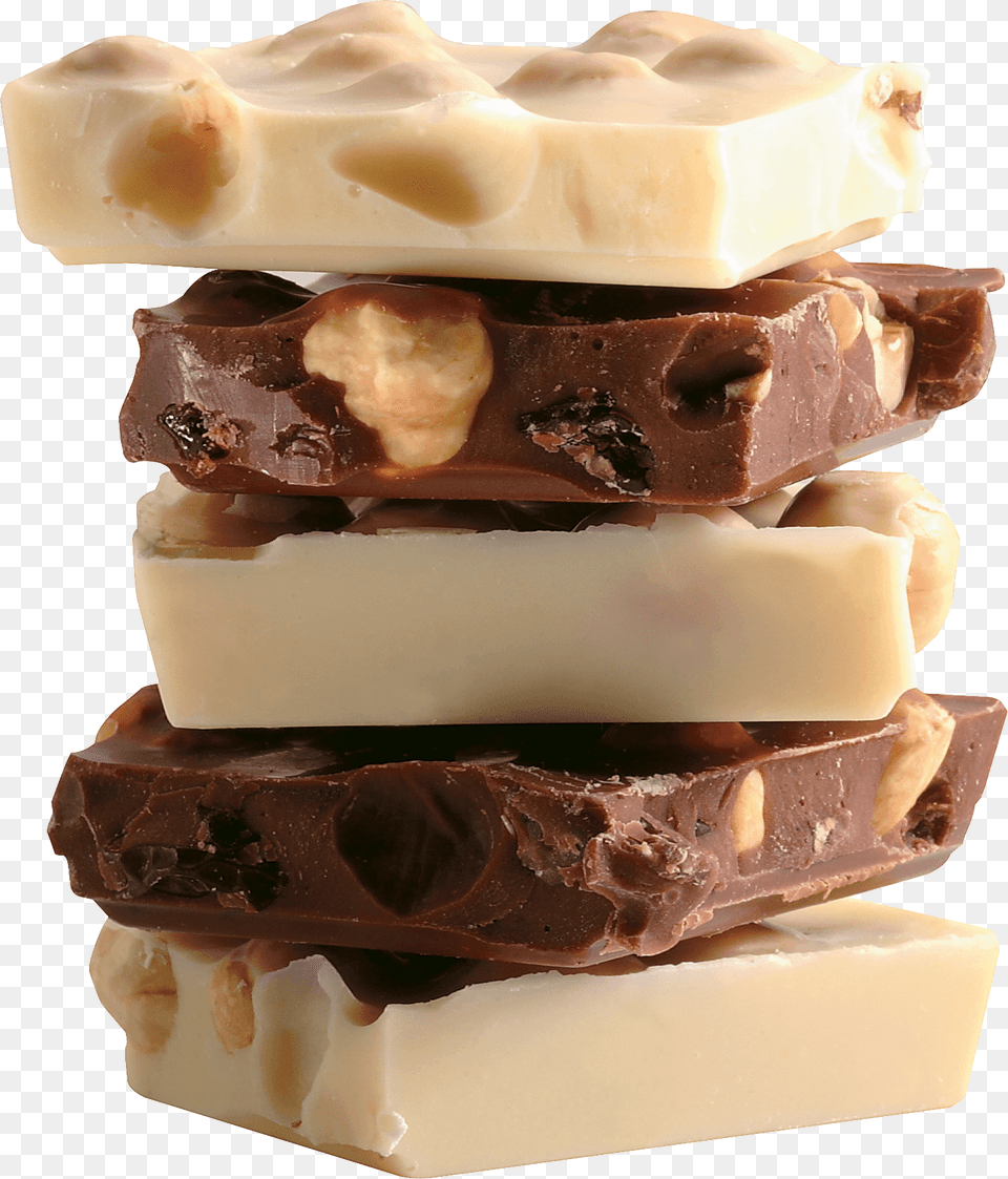 White Brown Chocolate, Dessert, Food, Fudge Png