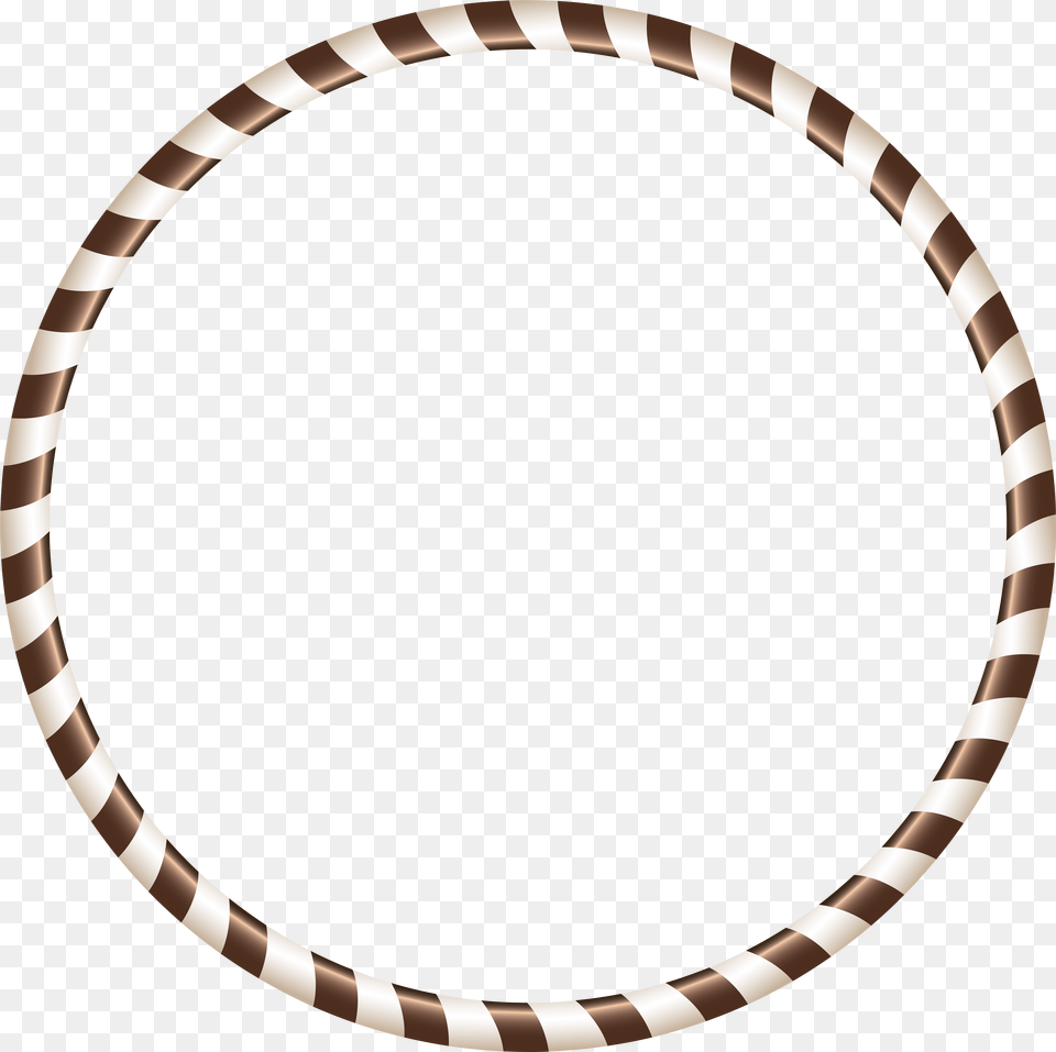 White Brown Round Border Transparent Clip Art Png Image