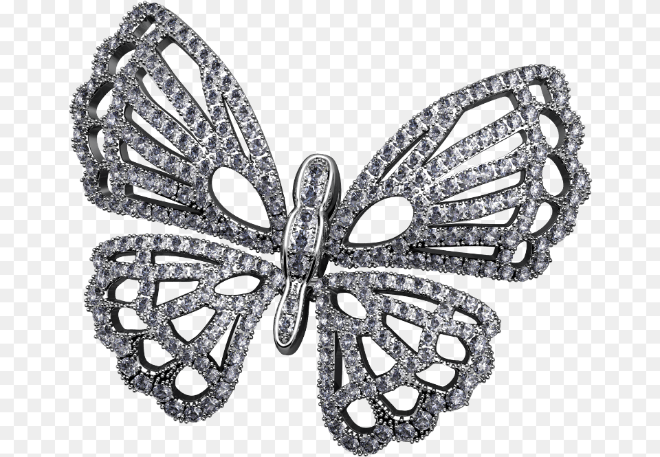 White Butterfly Butterfly, Accessories, Brooch, Jewelry, Diamond Free Transparent Png