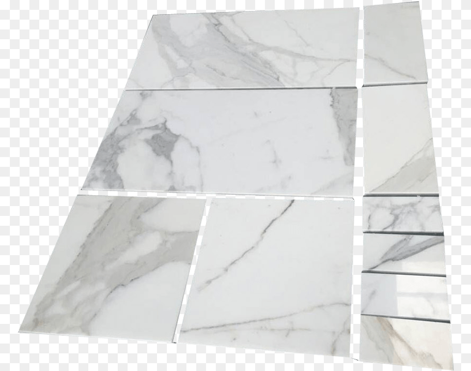 White Calacatta Marble With Gold Veins Marble, Floor, Flooring, Tile Png Image