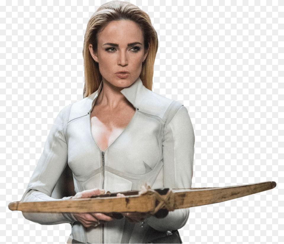 White Canary Dc Legends Of Tomorrow Rip Hunter Hawkgirl Sara Lance Legends Of Tomorrow, Adult, Weapon, Sword, Person Free Transparent Png