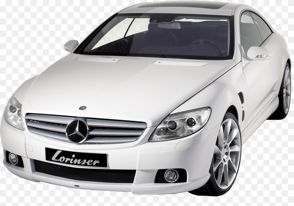 White Car Icon Download Beyaz Mercedes Otomobil, Vehicle, Coupe, Sedan, Transportation Free Png