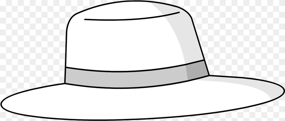 White Cartoon Fedora Hat, Clothing, Sun Hat Free Png