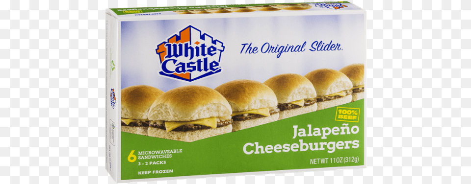 White Castle Jalapeno Cheeseburger, Burger, Food, Bread, Bun Png Image