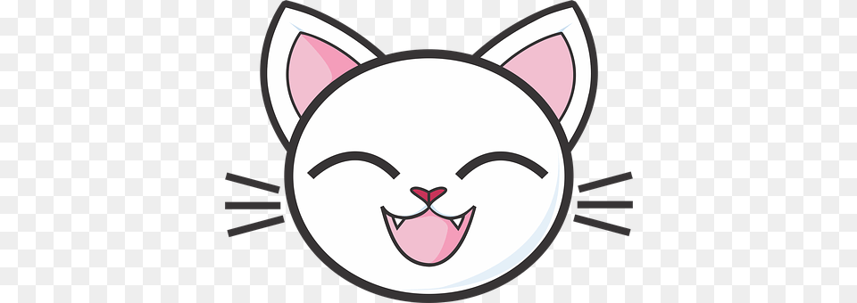 White Cat Disk Free Transparent Png