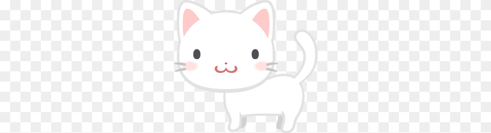 White Cat And Vector, Baby, Person, Plush, Toy Free Png