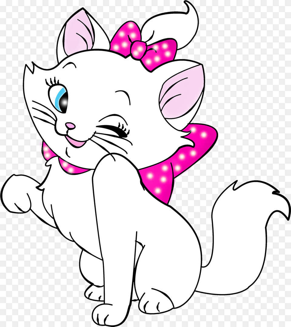 White Cat From Cartoon, Baby, Person, Book, Comics Free Png Download