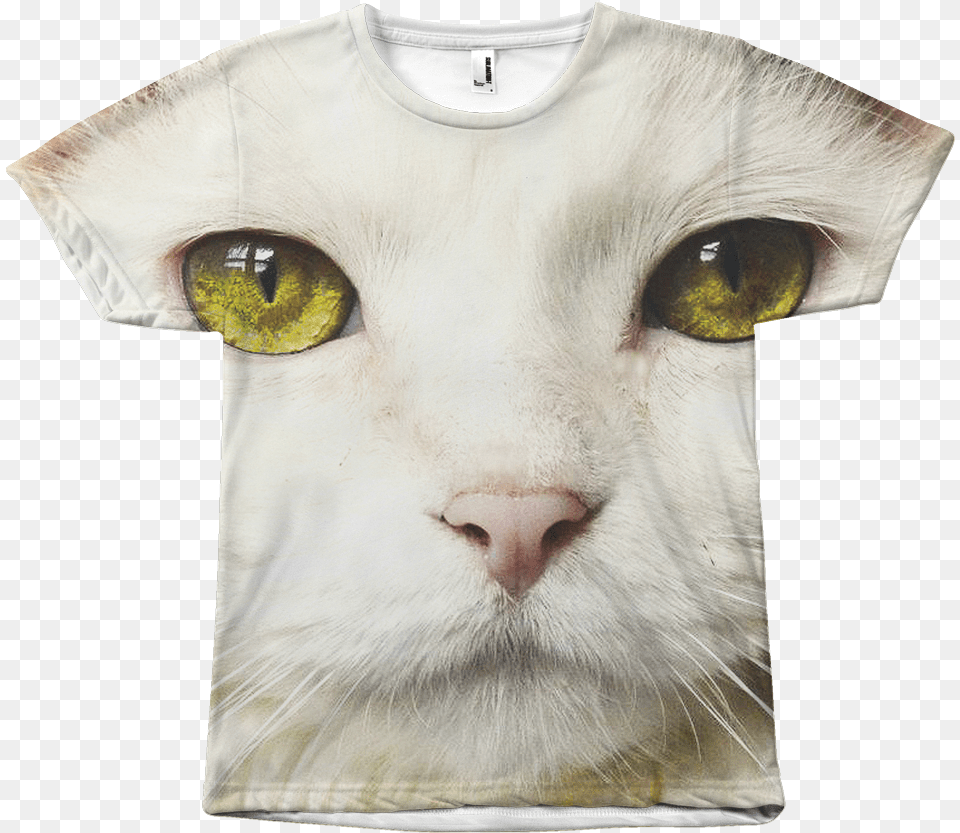 White Cat Lover T Shirt Extra Wide Cat Pet Scratching Scratch Post Tower, Clothing, T-shirt, Animal, Mammal Free Png
