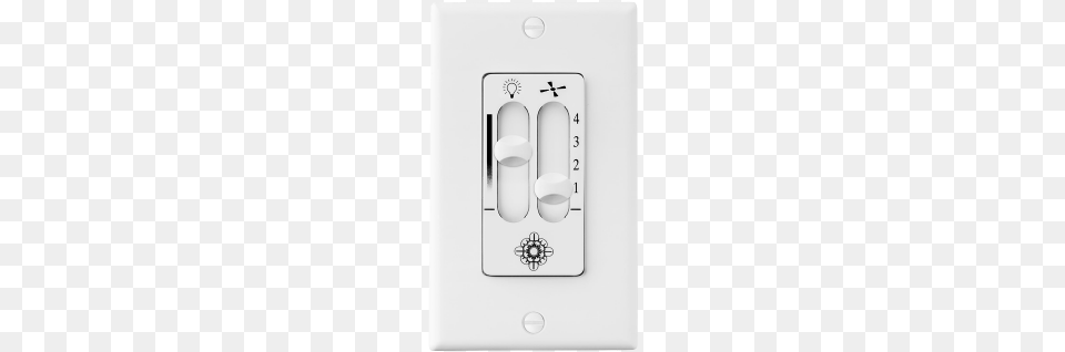 White Ceiling Fan And Light Control 4 Speed White, Electrical Device, Switch Png