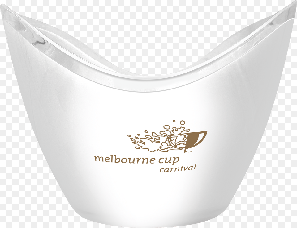 White Champagne Bucket, Bag, Plastic Free Png Download