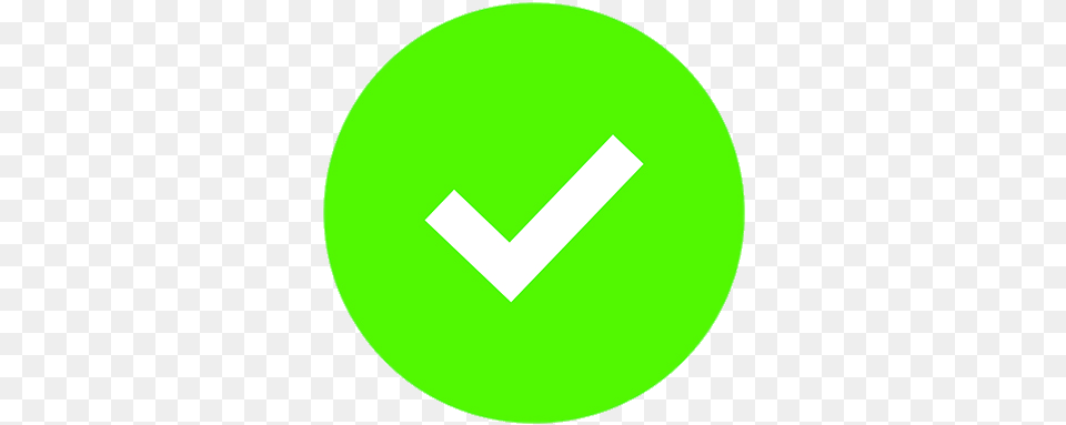 White Check In Green Circle Transparent Green Check, Disk, Symbol Png