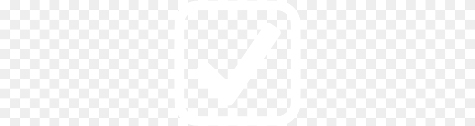 White Checked Checkbox Icon, Cutlery Free Png Download