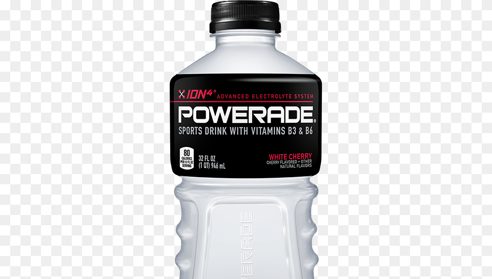 White Cherry Lemonade Powerade, Bottle, Water Bottle, Pump, Machine Png Image