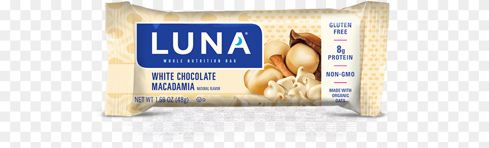 White Chocolate Macadamia Flavor Packaging Peanut Butter Luna Bars, Dairy, Food, Ketchup Free Transparent Png