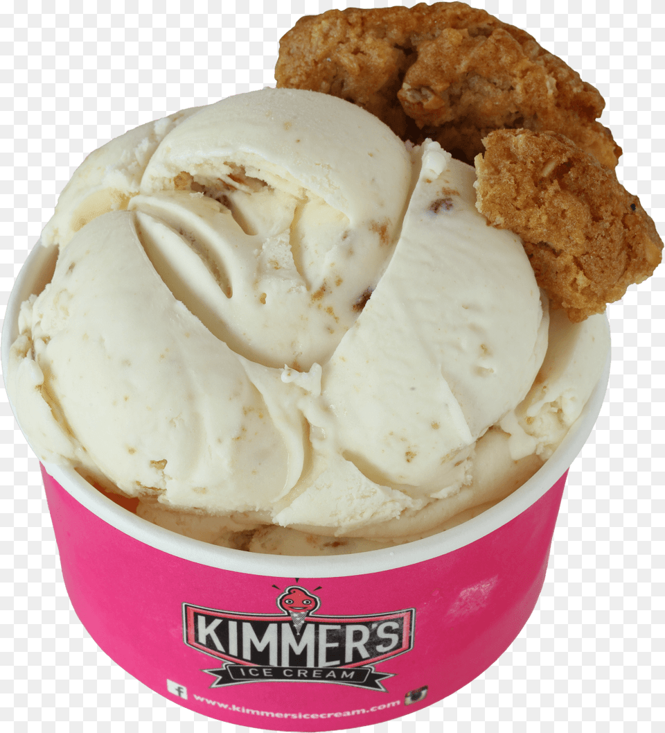 White Chocolate Salty Oatmeal Cookie Vanilla Ice Cream, Dessert, Food, Ice Cream, Frozen Yogurt Free Png