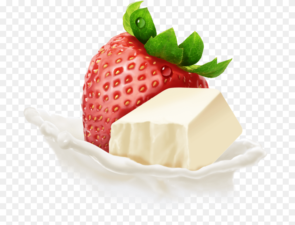White Chocolate Strawberry White Chocolate, Berry, Produce, Plant, Fruit Png