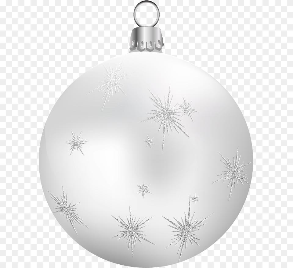White Christmas Ball, Accessories, Silver, Ornament, Chandelier Free Transparent Png