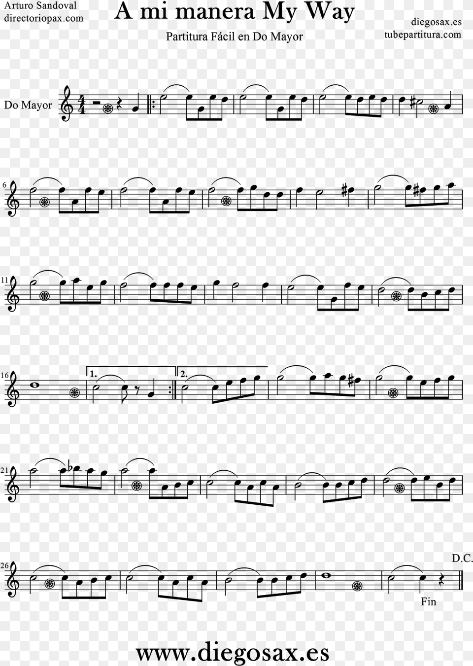 White Christmas Charlie Parker Sheet Music, Gray Png Image