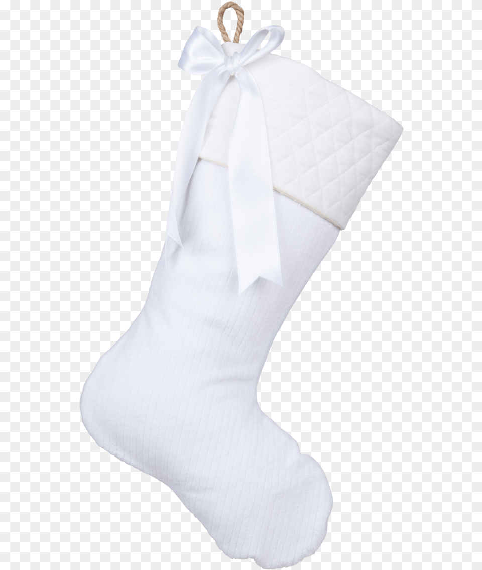 White Christmas Collection Stocking F White Christmas Stockings, Clothing, Hosiery, Gift, Person Png