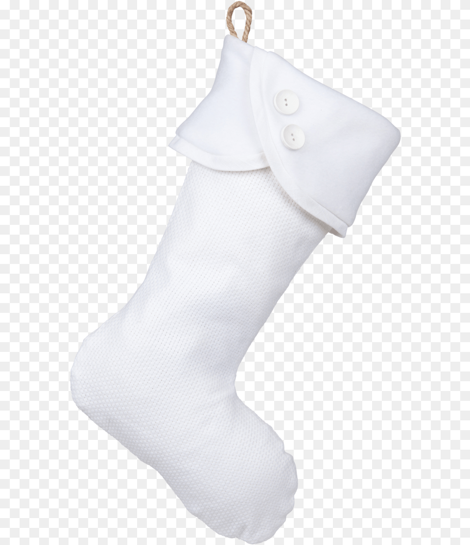 White Christmas Collection Transparent Christmas Stocking White, Hosiery, Clothing, Festival, Christmas Decorations Free Png Download