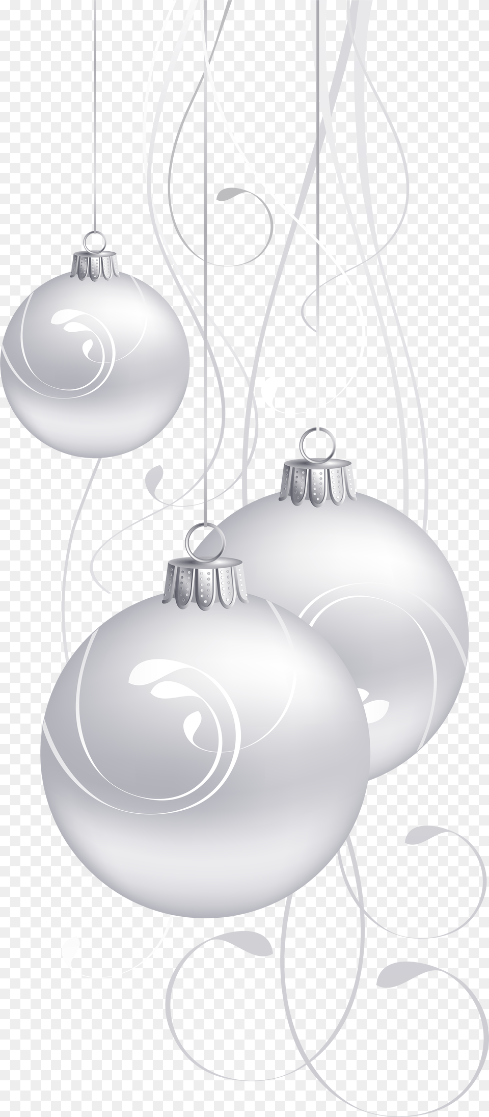 White Christmas Ornament White Christmas Ornaments, Chandelier, Lamp, Lighting, Accessories Free Transparent Png