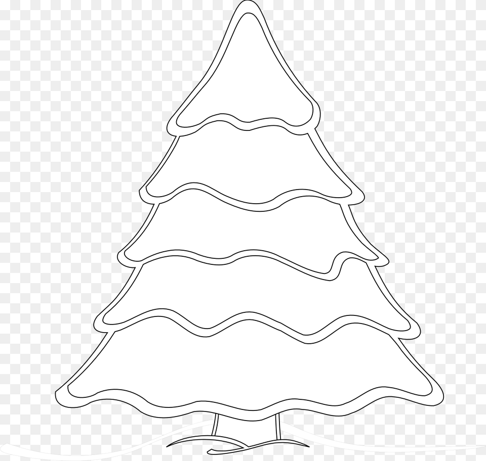 White Christmas Tree Clipart, Christmas Decorations, Festival, Christmas Tree Png Image