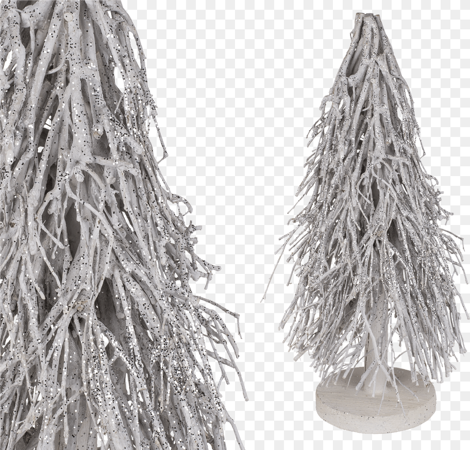 White Christmas Tree Made Of Wooden Branches Christmas Tree Free Png