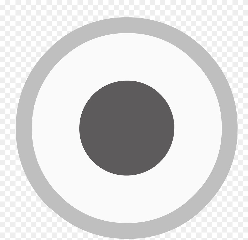 White Circle Brown Center Clipart, Paper Png Image