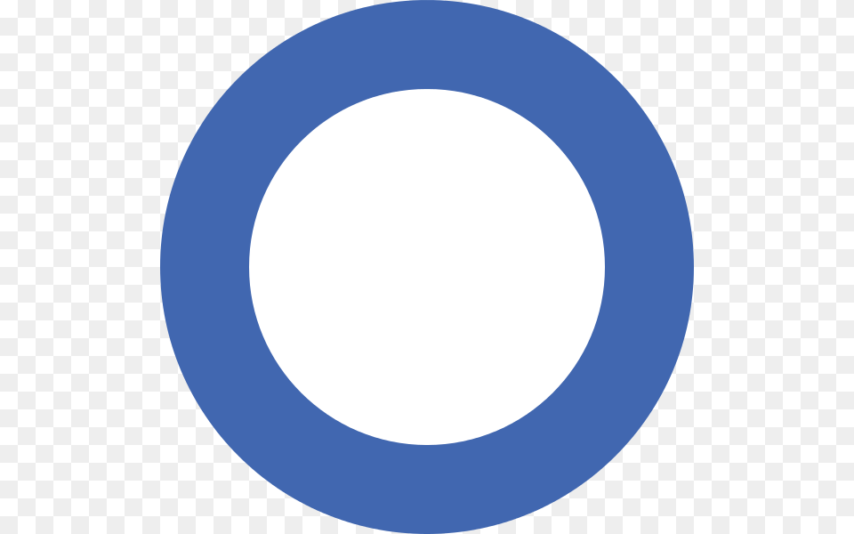 White Circle In Blue Background, Oval Png Image