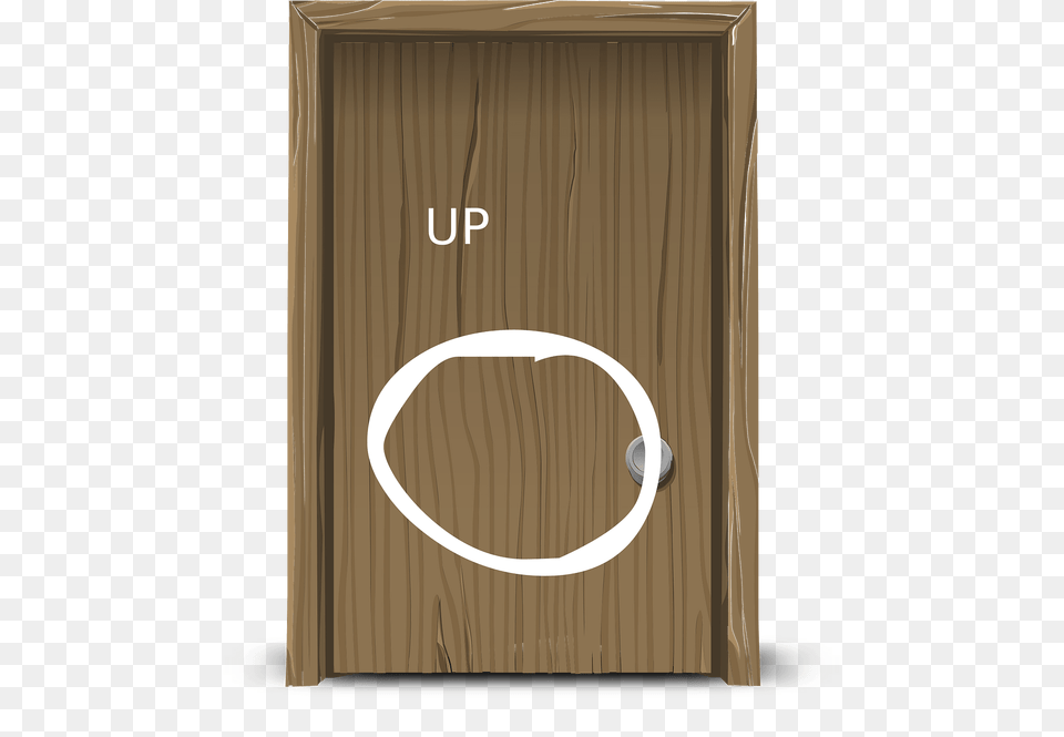White Circle Wood Brown Door Clipart Free Png
