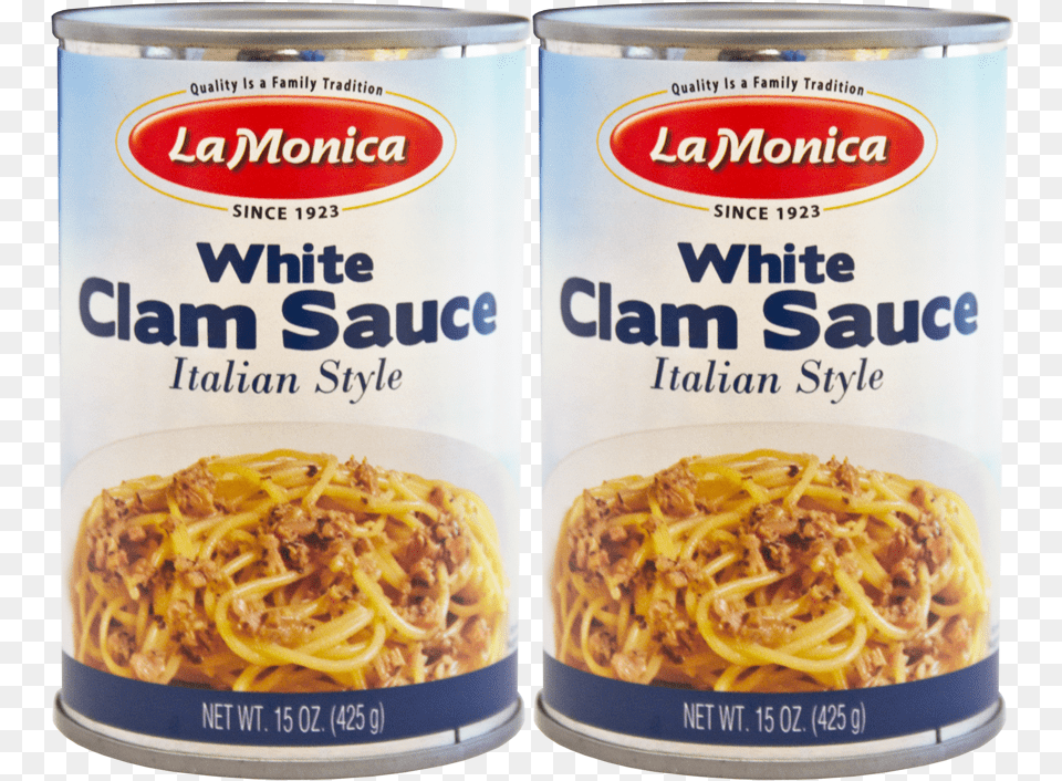 White Clam Sauceclass La Monica, Food, Pasta, Spaghetti, Can Free Png Download