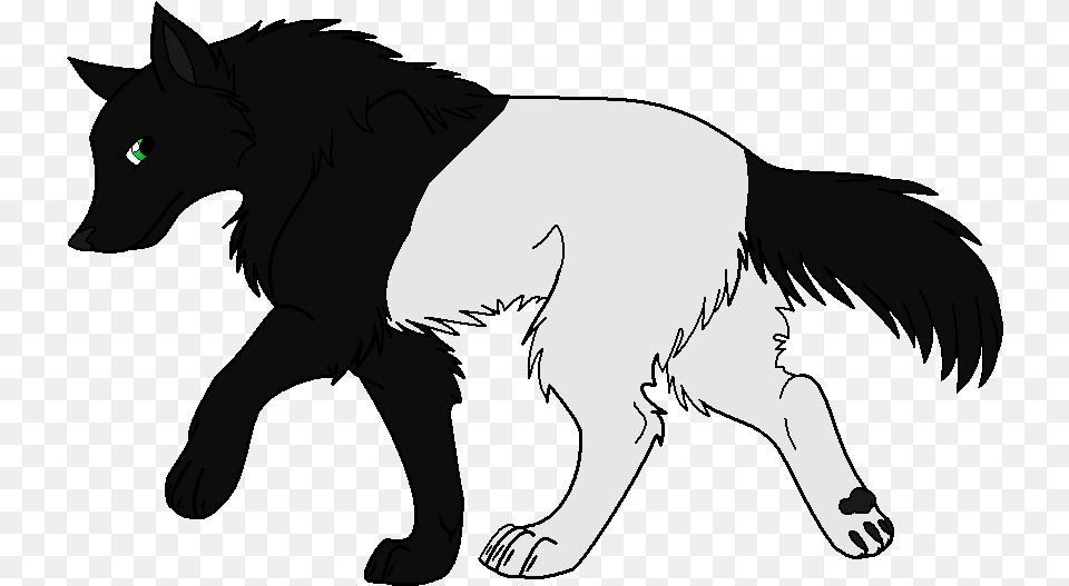 White Claw Mane, Animal, Silhouette, Mammal, Wolf Free Png Download